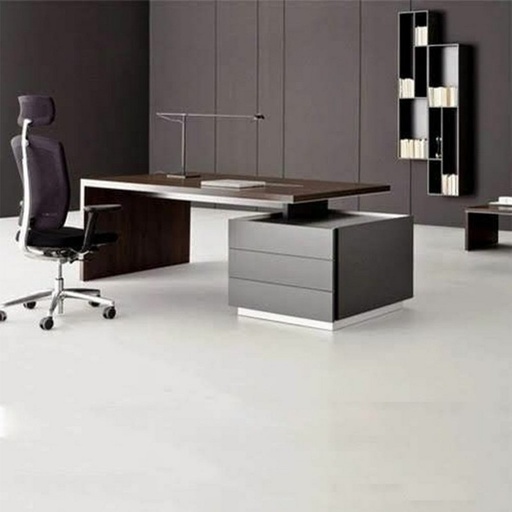 ELL.10 Desk - Brown & Grey